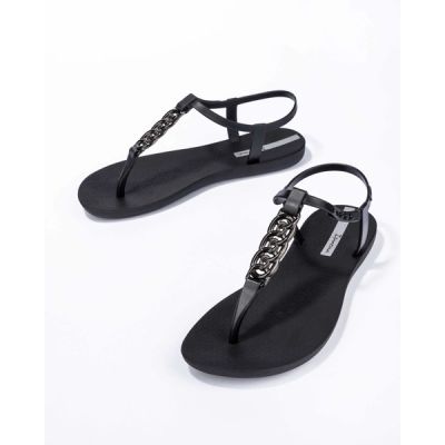 4. Ipanema Sandal Class Damen Flip-Flop Sandalen, modisch schwarz, bequem