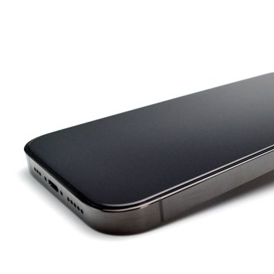 9. 9H gehärtetes Glas mit Montagerahmen für iPhone 14 Pro Max Wozinsky Premium Glass – Schwarz