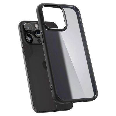 6. Spigen Ultra Hybrid-Hülle für iPhone 15 Pro – transparent und schwarz