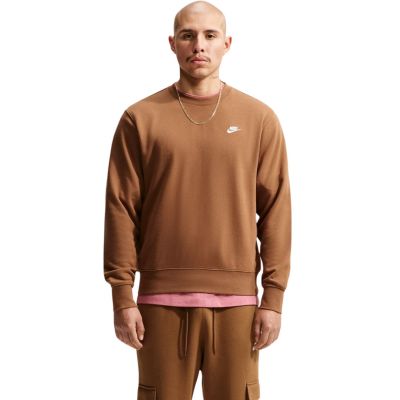 Nike Club FT Herren-Sweatshirt, Hellbraun, FN3888 270, Größe 2XL