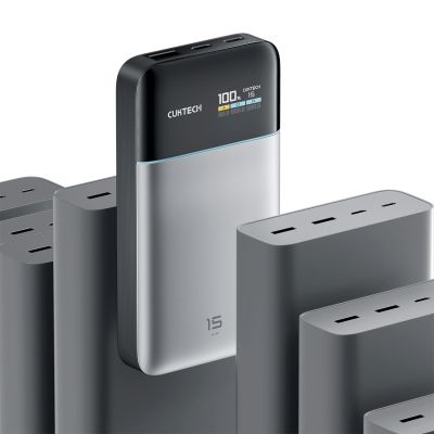 16. Cuktech PB150S Powerbank 100W 15000mAh - Grau