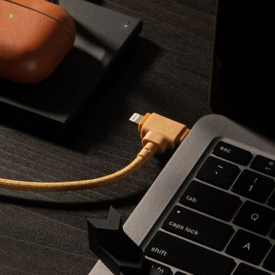 3. Native Union Duo-Kabel (USB-C auf USB-C/Lightning), Grün, USB-C, USB-C/Lightning, 1,5 m, Stecker, Stecker