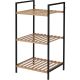 7. Schuhregal mit 3 Ebenen, 38 x 32,5 x 70 cm, Bambus, hervorragende Haushaltsware