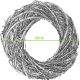 5. DEKORATIVER KRANZ 40 CM WEISS