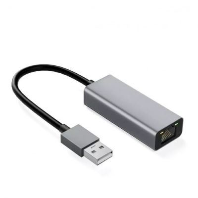 Aluminium RJ45 auf USB Typ-A Adapter 10/100/1000 Mbit/s