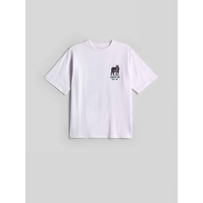 5. Normales bedrucktes Jungen-T-Shirt 4F 4FJKAW26TTSHM4457-10S
