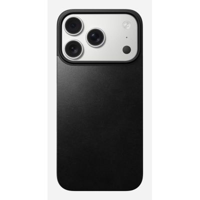 5. NOMAD Magnetische Lederrückseite - Magnetische Hülle für iPhone 18 Pro / 17 Pro, kompatibel mit MagSafe, Horween-Leder (schwarz)