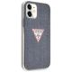 4. Guess GUHCP12SPCUJULDB iPhone 12 mini 5.4" Marine/Dunkelblau Hardcase Jeans Collection
