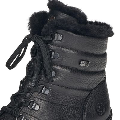 30. Remonte W RKR629B isolierte Lederstiefelette, schwarz