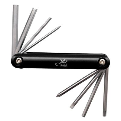 3. 8-in-1 XQMAX PRO SCHWARZES FAHRRADREPARATURWERKZEUGSET