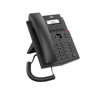 3. Fanvil X301W VoIP-Telefon, Schwarz, 2-zeiliges LCD-Display, WLAN