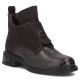 2. Damen-Lederboots in Kroko-Optik, Schokoladenbraun Filippo DBT820