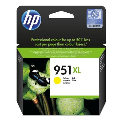 HP 951XL Gelbe Tintenpatrone, HP951XL=CN048AE, 1500 Seiten