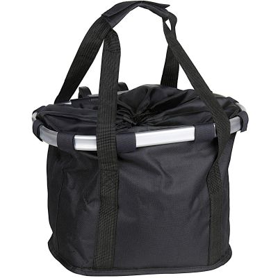 2. Fahrradkorb 31x23x24cm für vorne, Klickverschluss, mit Dunlop-Griffen
