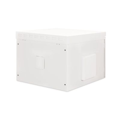 9. Digitus 19" 7U Wand-Netzwerkschrank 600x600 mm, Volltür, grau, ungeteilt, montiert, IP55, 100 kg