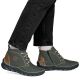 12. Gefütterte grüne Damen-Ankle-Boots aus Leder von Rieker (Modell 55036-54)