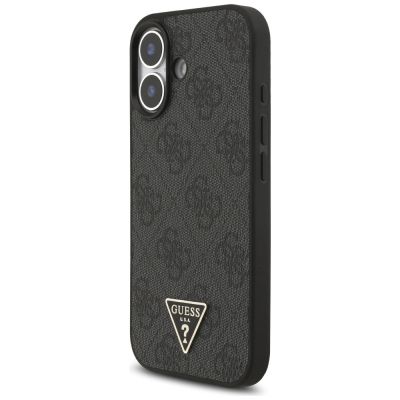 3. Guess 4G Strap Triangle Logo MagSafe Hülle für iPhone 17 - Schwarz