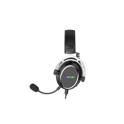 5. HATOR Hypergang 3 USB-Gaming-Headset (kabelgebunden & kabellos) mit Bügel, USB Typ-C / USB Typ-A, Bluetooth, Schwarz