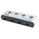 Lindy 42858 USB 1.1 RS-232 Serieller Konverter/Repeater/Isolator Schwarz, Silber