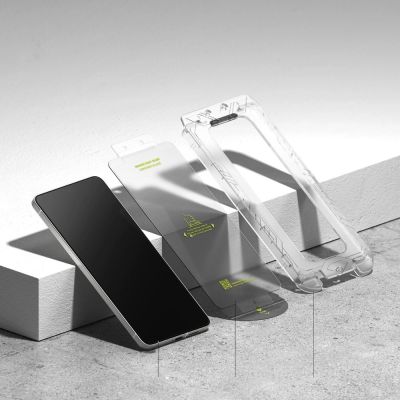 4. Ringke Easy Slide 2er-Pack Panzerglas für Samsung Galaxy S25 Edge - Transparent