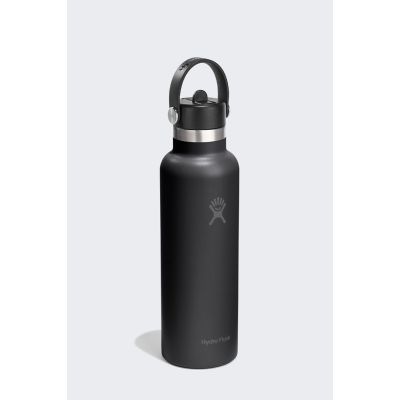 Hydro Flask 21 Oz Standard Flex Straw Cap (621 ml) - Schwarz