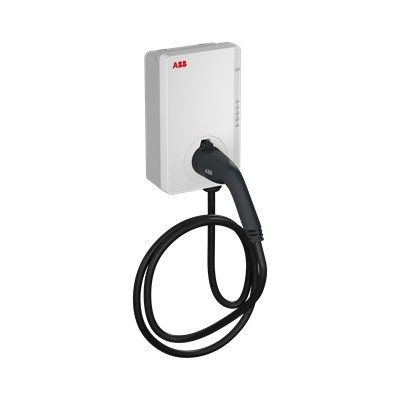 ABB Terra AC W22-G5-RC-V2-0 Wallbox Typ 2 Ladestation, 22 kW, 5 m Kabel, 3-phasig/32 A Stromversorgung, Bluetooth, WLAN, Ethernet, mit RFID-Lesegerät, GSM/4G-Modem