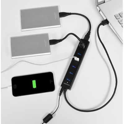 3. AXAGON HUE-SA7BP 7-Port-Hub