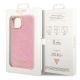 8. Guess Croco Collection Hülle für iPhone 14 Plus – Rosa