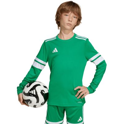 14. adidas Squadra 25 Langarm-T-Shirt für Kinder, Grün, JN7491