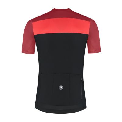 2. Rogelli Radtrikot CORE BLOCK schwarz-rot 6XL