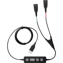 Jabra 265-09 Audiokabel USB 2.0 2x QD Schwarz
