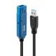 Lindy 43157 USB-Kabel USB 3.2 Gen 1 (3.1 Gen 1) 10 m USB A Schwarz