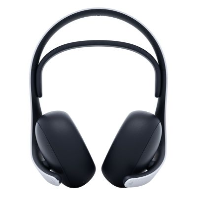 3. Sony PULSE Elite Kabelgebundenes & Kabelloses Bluetooth-Gaming-Headset mit Kopfbügel und Ladestation, Schwarz, Weiß