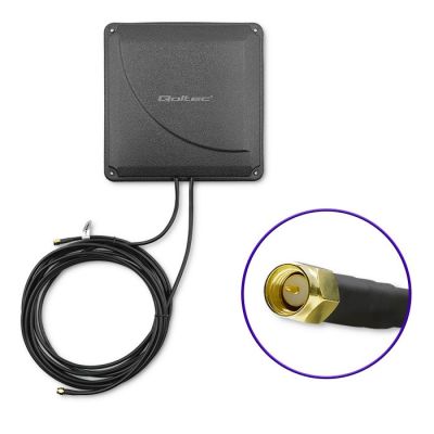 3. Qoltec Antenne 4G LTE Dual MIMO Booster 35dBi 50W 2xSMA Stecker (57041)