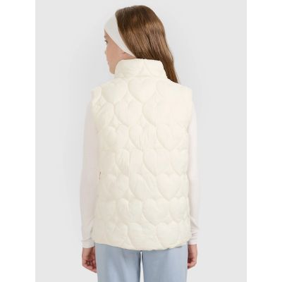 2. Mädchen-Daunenweste mit Synthetikfüllung 4F 4FJRAW25TVJAF323-11S