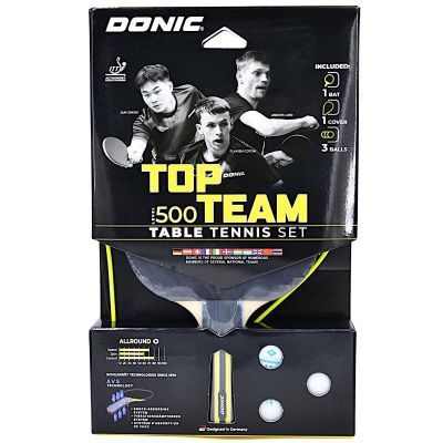 7. Tischtennisschlägerhülle, 3 Bälle, Top-Team, 500 Pots