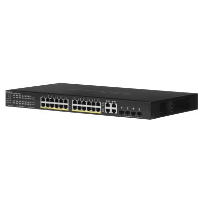 3. Zyxel GS1920-24HP 28-Port-PoE-Switch (PoE+: 24;), 375 W, Managed Gigabit