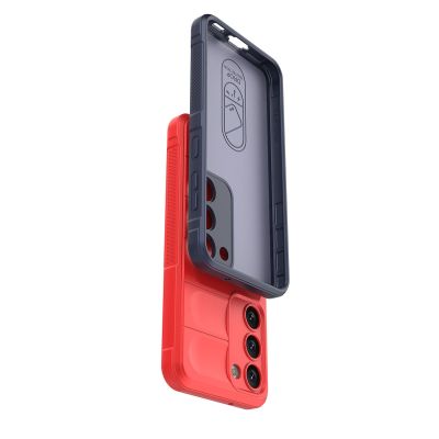 11. Magic Shield Case für Samsung Galaxy S23+ flexible Panzerhülle rot