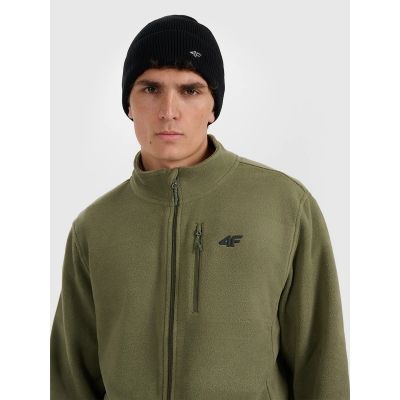 6. Herren-Fleecepullover mit Stehkragen Regular Fit 4F 4FRMM00TFLEM435-43S