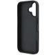 7. DKNY iPhone 16 Hülle mit Karomuster und bedruckten Streifen – Schwarz