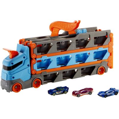 13. Hot Wheels City Racing Transporter 2in1 GVG37