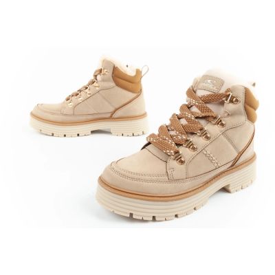 8. O'Neill Winterstiefel Damen Wanderstiefel Stiefeletten isoliert modisch Beige Braun