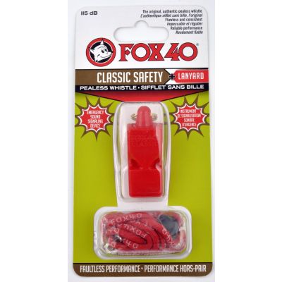 Fox 40 Classic Pfeife + Schnur 9903-0108 rot