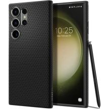 Spigen Liquid Air Hülle für Samsung Galaxy S23 Ultra – mattschwarz