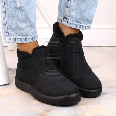 15. Waterproof slip-on snow boots News W EVE438A black
