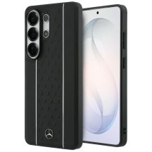 MagSafe-Hülle mit vertikalen Streifen im Mercedes Lorbeerblatt-Design für Samsung Galaxy S26 Ultra – Schwarz und Weiß