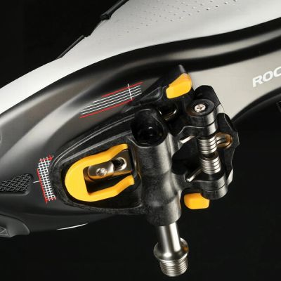 8. Rockbros RD9 SPD Pedalplatten aus Carbonfaser und Titanlegierung – Schwarz