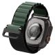 10. Armband Spigen WBF1 Armband für Apple Watch 44 / 45 / 46 / 49 mm - Schwarz und Grün