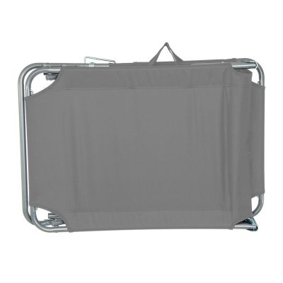 15. Faltbares Campingbett, Grau