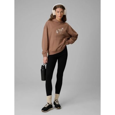 4. Lockerer Damen-Sweatshirt mit Kapuze 4F 4FRSS26TSWSF2836-83S